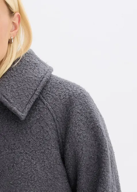 Bomber van zacht bouclé, bonprix