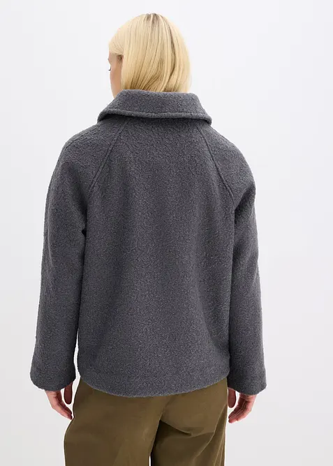 Bomber van zacht bouclé, bonprix