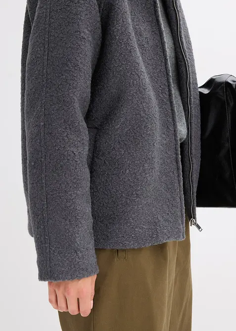 Bomber van zacht bouclé, bonprix