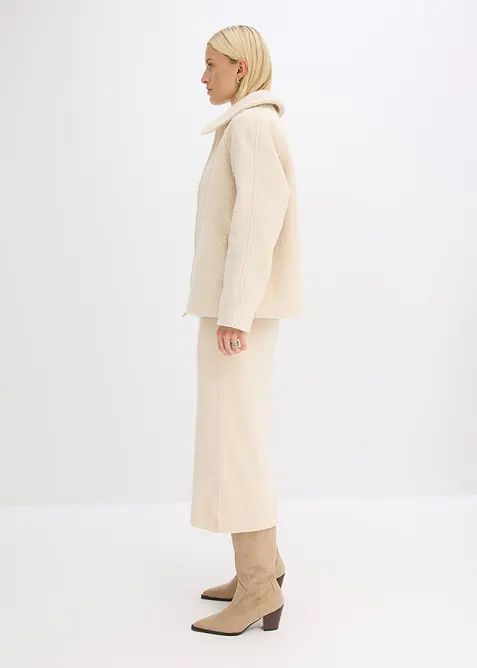 Bomber van zacht bouclé, bonprix