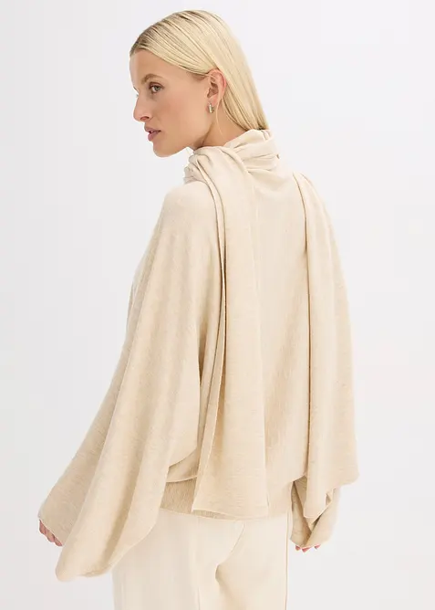 Fijn gebreide trui van een zachte viscosemix, bonprix