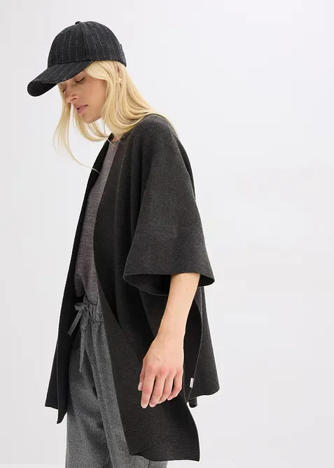 Oversized gebreide cape, bonprix