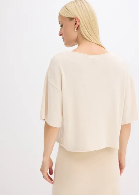 Kort boxy shirt, bonprix