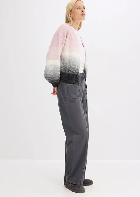 Grof gebreide trui van zachte wolmix, bonprix