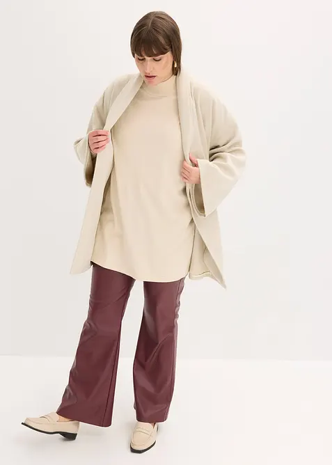 Cape trui in een zachte viscosemix, bonprix