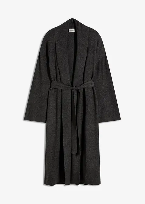 Lang gebreid vest van een viscosemix, bonprix