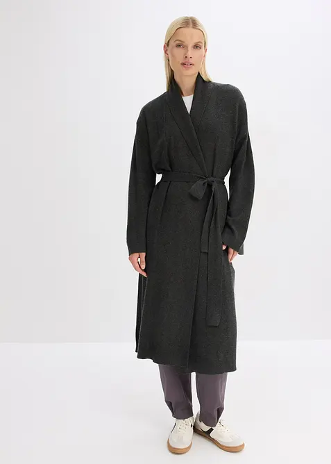 Lang gebreid vest van een viscosemix, bonprix