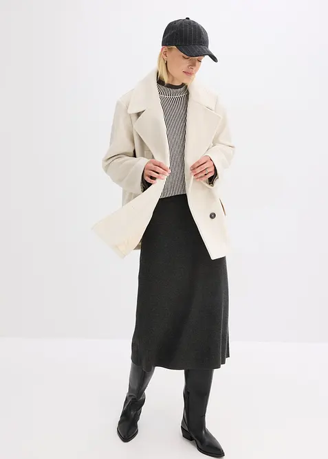 Peacoat in wol-look, bonprix