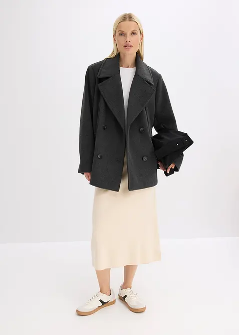Peacoat in wol-look, bonprix