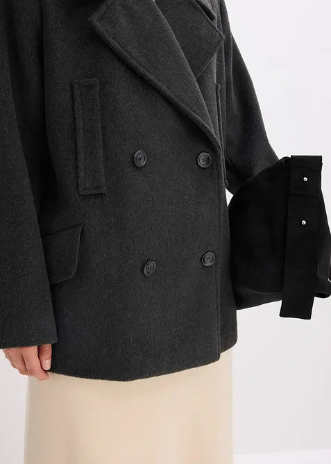 Peacoat in wol-look, bonprix
