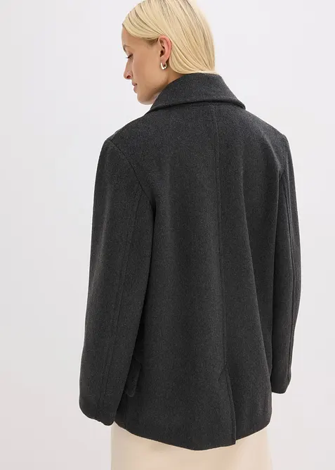 Peacoat in wol-look, bonprix