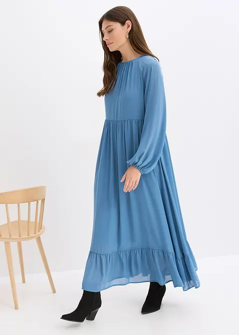 Maxi jurk van chiffon, bonprix