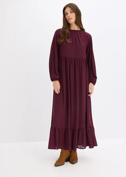 Maxi jurk van chiffon, bonprix