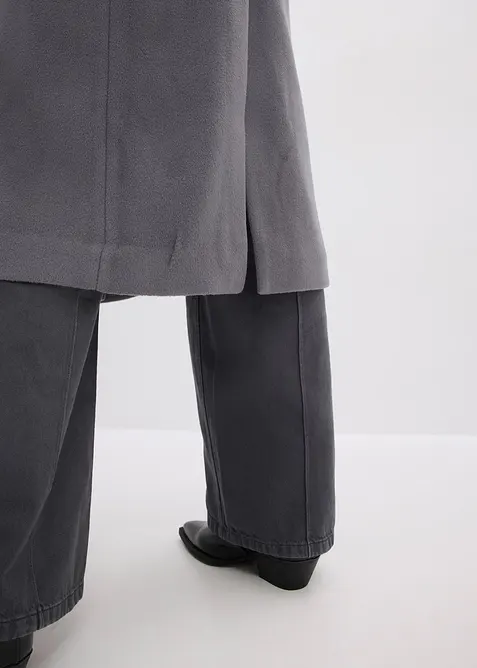 Elegante lange jas met dubbele knopenrij, bonprix