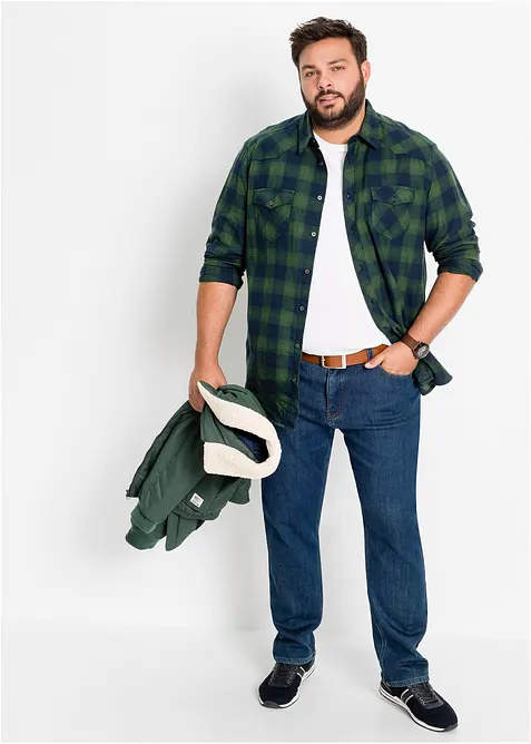 Flanellen overhemd van puur katoen, bonprix