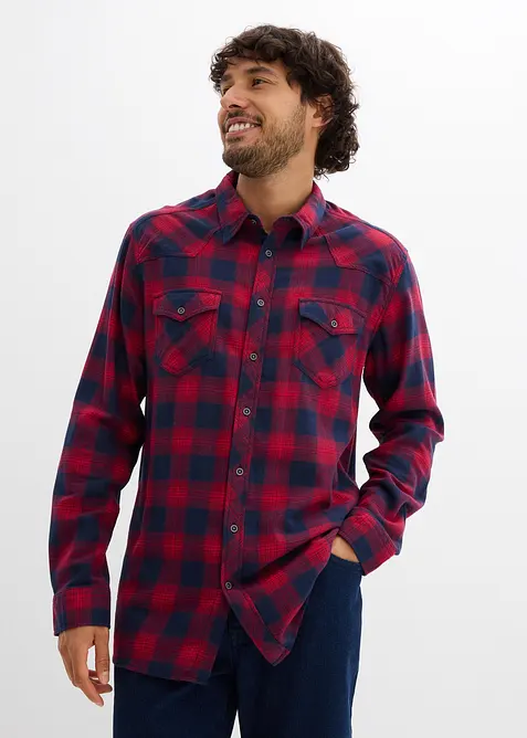 Flanellen overhemd van puur katoen, bonprix