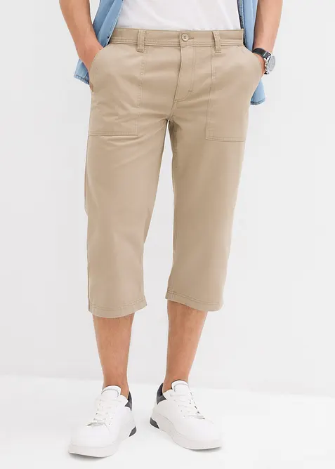 Lange bermuda van katoen, regular fit, bonprix