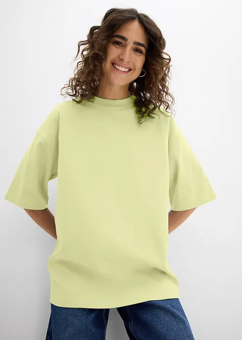 Oversized shirt van puur, zwaar biologisch katoen, bonprix