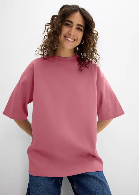 Oversized shirt van puur, zwaar biologisch katoen, bonprix