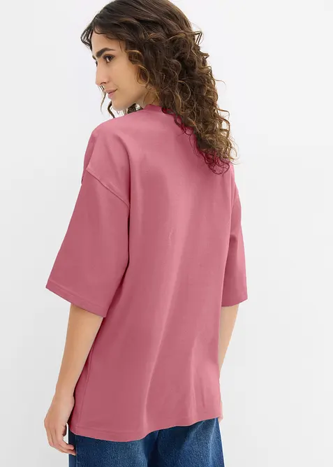 Oversized shirt van puur, zwaar biologisch katoen, bonprix