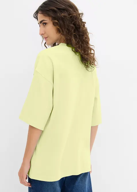 Oversized shirt van puur, zwaar biologisch katoen, bonprix