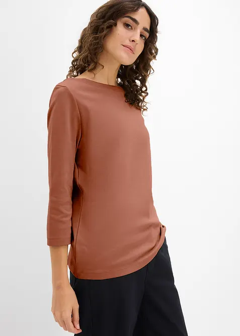 T-shirt van zwaar biologisch katoen, bonprix