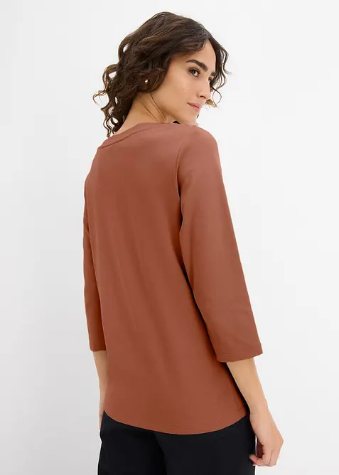 T-shirt van zwaar biologisch katoen, bonprix