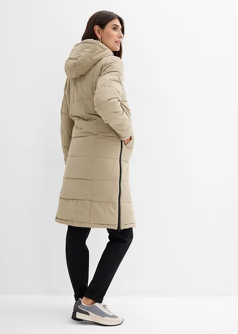 Lange, gewatteerde zwangerschapsjas / draagjas met gerecycled polyester, bonprix