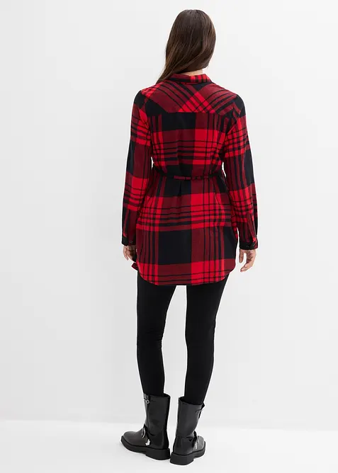 Zwangerschapsblouse / voedingsblouse van flanel, bonprix