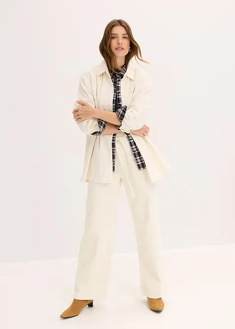 Corduroy overhemd van katoen, bonprix