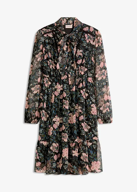 Jurk van chiffon, bonprix