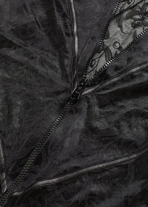 Sexy jurk van kant met een ritssluiting, bonprix