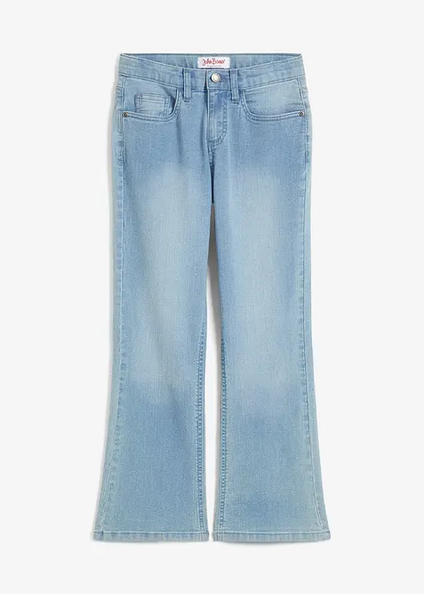 Bootcut meisjes jeans, mid waist, bonprix