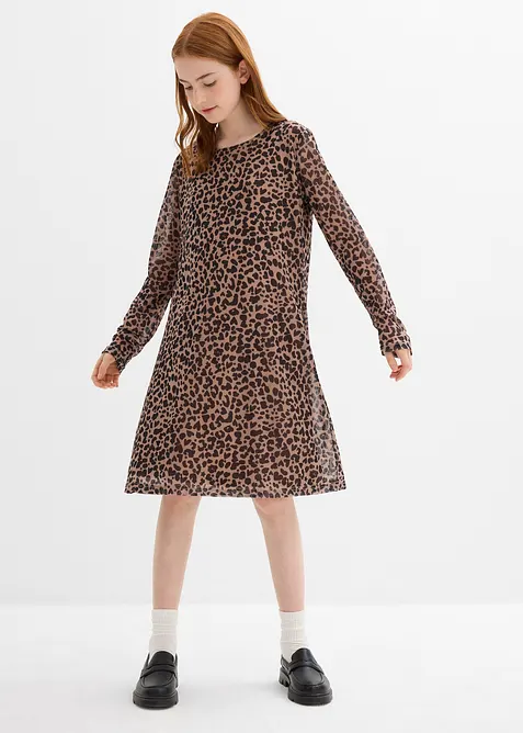 Mini jurk van mesh, bonprix