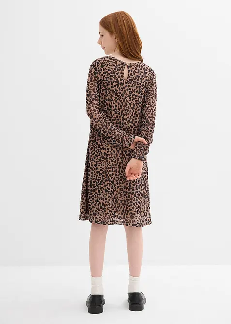 Mini jurk van mesh, bonprix