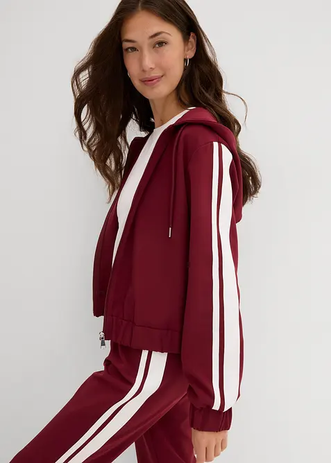 Trainingsjack met sportieve strepen, bonprix