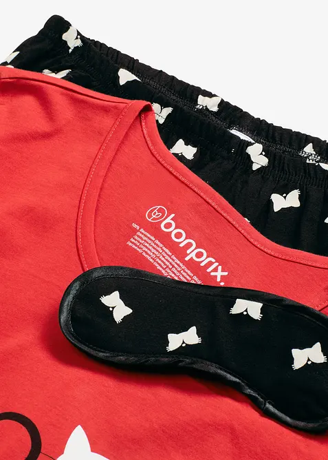 Pyjama met slaapmasker, bonprix