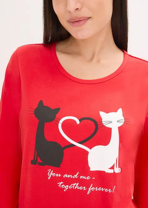 Pyjama met slaapmasker, bonprix