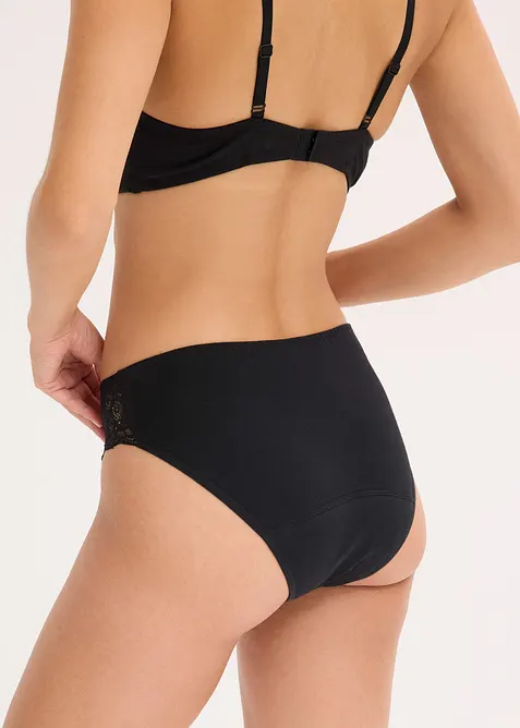 Menstruatie slip met normaal absorberend vermogen (set van 2), bonprix