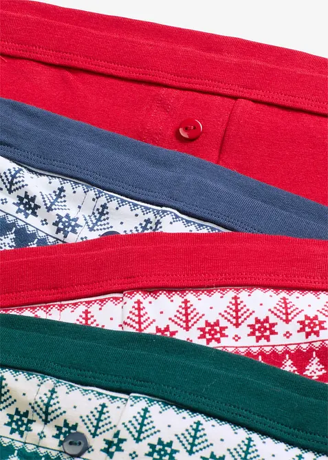 Damesboxer met biologisch katoen (set van 4), bonprix