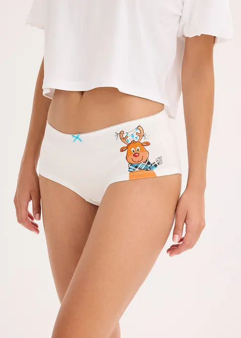 Maxi hipster met katoen (4 stuks), bonprix