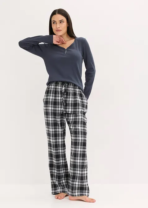 Pyjamabroek van flanel, bonprix