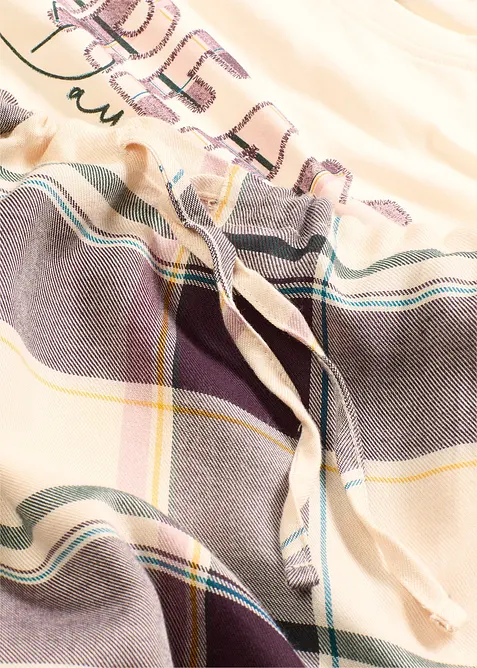 Pyjama met een zachte broek in een geschenktasje, bonprix