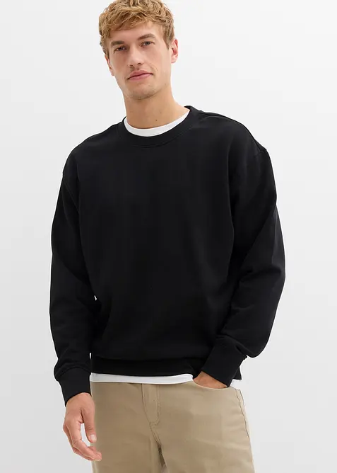 Oversized sweater van biologisch katoen, bonprix
