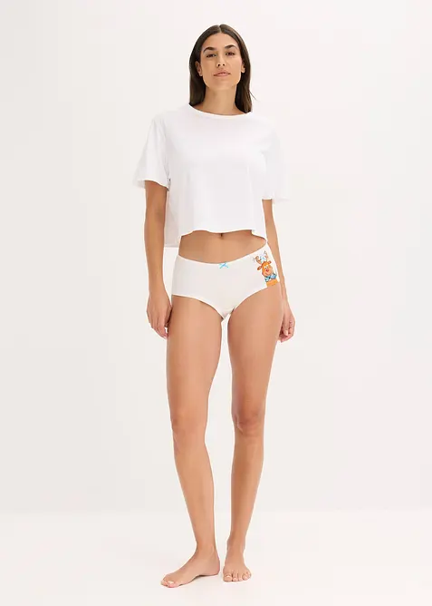 Maxi hipster met katoen (4 stuks), bonprix