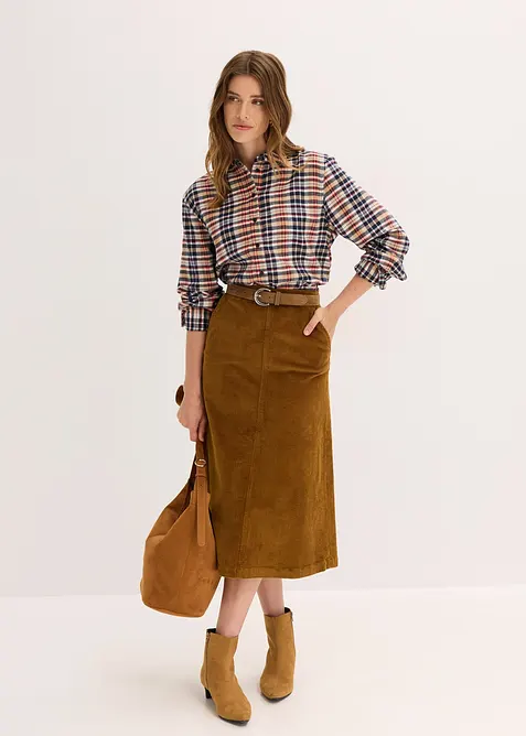 Flanellen overhemd van katoen, bonprix