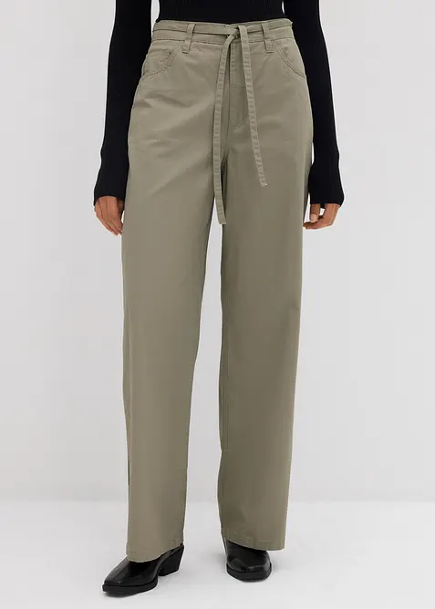 Twill broek van katoen, bonprix