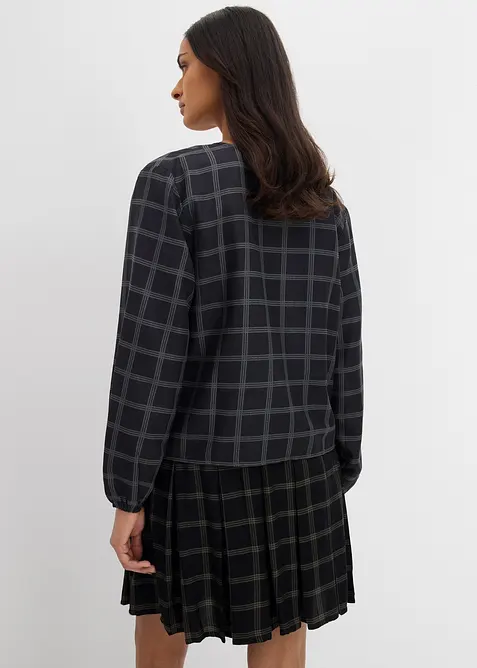 Wijde blouse van zachte viscose, bonprix