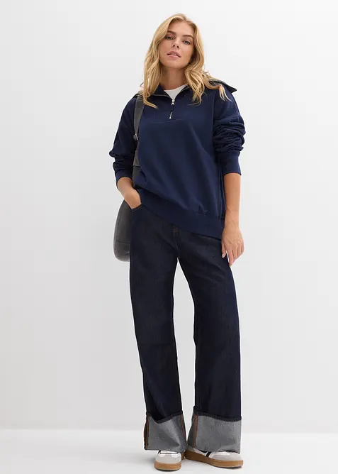 Schipperstrui van een zachte katoenmix, bonprix