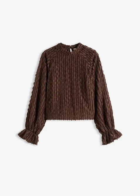 Blouse van gestructureerd materiaal, bonprix